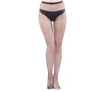Shengxi Collant Résille Noir Femme Collant Résille Maille À Taille Haute Sexy Bas En Résille Élastique Filets de Pêche Bas Résille Cuisse Taille Unique (Petite maille, Noir)