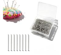 SHENGYIG 1000 Pièces Epingles à Couture, 0,65 x 35 mm Épingles Droites