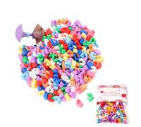 SHENGYIG 300pcs Balloon Clips - Reusable Balloon Tying Tool, Fast Sealing Clip for Party Balloons, Baby Showers, Weddings, Festivals (Multi-Color PVC)