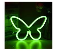 SHENHUO lampe au néon Décoration lumineuse néon papillon pour fête(C)