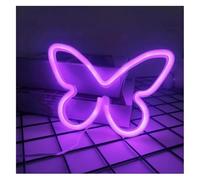 SHENHUO lampe au néon Décoration lumineuse néon papillon pour fête(D)