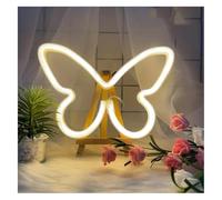 SHENHUO lampe au néon Décoration lumineuse néon papillon pour fête(E)