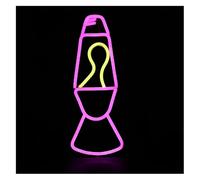 SHENHUO lampe au néon Enseigne au néon LED Lava Light Décoration murale pour chambre Lampe Anniversaire 44 cm(2)
