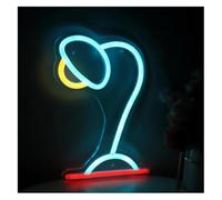SHENHUO lampe au néon Lampe de table décorative au néon pour enseigne à intensité variable pour lumière