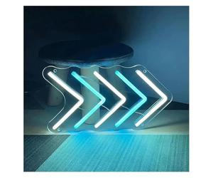 SHENHUO lampe au néon Panneau lumineux en acrylique décoratif à modélisation néon pour toilettes