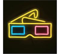 SHENHUO lampe au néon Pour lampe au néon, emprunt mot « lunettes de cinéma 3D » pour enseigne