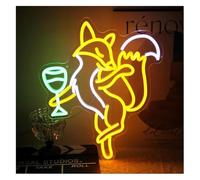 SHENHUO lampe au néon Pour lampe néon Fox pour enseigne pour LED à intensité variable pour 38x30,4cm
