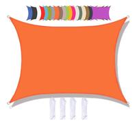 SHENJIE Voile d'ombrage rectangulaire - 2 x 4 m - Imperméable - Bloque 95 % des rayons UV - Avec corde gratuite - Pour extérieur, jardin, terrasse, cour, fête