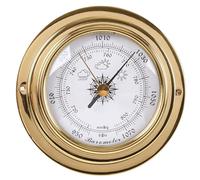 SHENJMAI Baromètre à Cadran Baromètre Mural, Station météo, Mesure de la température et l'humidité, thermomètre hygromètre for Horloge marée, Maison(Barometer)