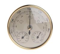 SHENJMAI Baromètre à Cadran Hygromètre thermomètre baromètre à Cadran for Utilisation intérieure et extérieure(Color2)