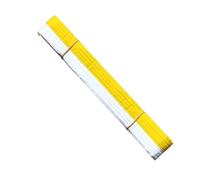 SHENJMAI Ceinture de Taekwondo Ceinture de taekwondo en coton 2,2/2,8 m, uniforme jiu-jitsu, bandes standard noires/rouges/vertes/jaunes, ceintures grade colorées for judo(White-yellow-280cm)