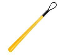 SHENJMAI Chausse pied long Chausse-pied en plastique à long manche, utile for soulever les chaussures, cuillère, outils for femmes enceintes(62cm Yellow)