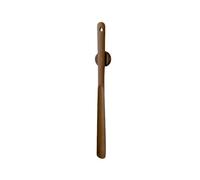 SHENJMAI Chausse pied long Chausse-pied magnétique en bois de hêtre, 50 cm, outil port chaussures à long manche for usage domestique avec base sans perçage(Nut Brown)