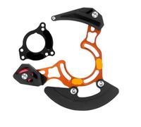 SHENJMAI Guide Chaine Velo Guide de chaîne vélo à Disque Unique, ultraléger, Haute résistance, Support Guidage for Plateau 32T ~ 38T(Orange)