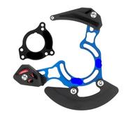 SHENJMAI Guide Chaine Velo Guide de chaîne vélo à Disque Unique, ultraléger, Haute résistance, Support Guidage for Plateau 32T ~ 38T(Blue)