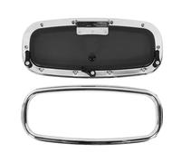 SHENJMAI Hublot de Bateau Hublot de Bateau en Acier Inoxydable, 18,11 X 7,87 Pouces, étanche, Verre Gris fumé, Ouverture vers l'intérieur, fenêtre avec écran et poignée