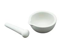 SHENJMAI Mortier et pilon en céramique pour la maison, bols de broyage pour cuisine, épices, thé, ail, poivre, moulin, mini herbe (80 mm)