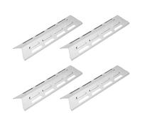 SHENJMAI Plaque chauffante pour Barbecue Kit de plaques chauffantes for Four à gaz en Acier Inoxydable, 4 pièces, tentes, déflecteurs, brûleurs, boucliers Thermiques for Gril