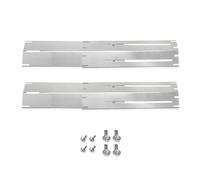 SHENJMAI Plaque chauffante pour Barbecue Kit de Remplacement for Barbecue à gaz avec Plaque chauffante réglable en Acier Inoxydable, Accessoires Cuisine d'extérieur