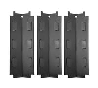 SHENJMAI Plaque chauffante pour Barbecue Lot de 1, 2, 3 ou 4 plaques chauffantes for Barbecue à gaz(Black 3pcs)