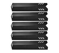 SHENJMAI Plaque chauffante pour Barbecue Lot de 5 plaques chauffantes universelles en Porcelaine for Barbecue, 15 Pouces, Couvercle brûleur for d'arrière-Cour