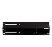 SHENJMAI Plaque chauffante pour Barbecue Plaques chauffantes universelles, Bouclier de Tente, pièces Gril, Couvercle brûleur réglable en Acier Inoxydable, Pare-Flammes for à gaz(Black-1pack)