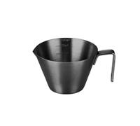 SHENJMAI Tasses en Acier Inoxydable Tasse à mesurer en Acier Inoxydable 304, 100 ML, Petit Outil de pesée for Grains de café, pichet à café(Black)