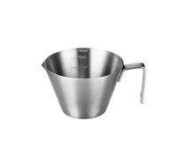 SHENJMAI Tasses en Acier Inoxydable Tasse à mesurer Expresso en Acier Inoxydable de 100 ML avec Bec verseur en V gradué(Color 3)