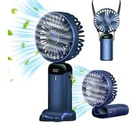 SHENKETU Ventilateur portatif USB - Mini ventilateur portable - Batterie rechargeable électrique - Pliable - Compatible avec ordinateur portable - Prise multi-ports pour les voyages à la maison