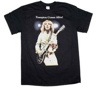 SHENLENEIYI Peter Frampton Comes Alive Unisex Tops Printed Mens Black T-Shirt M