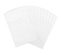 SHENLIU Lot de 10 films adhésifs double face - À repasser - Format A4 - En non-tissé - Adhérence des deux côtés - À repasser - Pour tissu, vêtements, couture