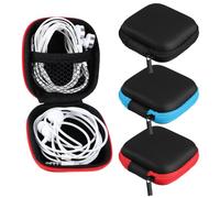 SHENLIU Lot de 3 mini étuis de protection pour écouteurs intra-auriculaires Bluetooth U Disk Cartes SD
