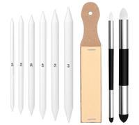 SHENLIU Lot de 9 effaceurs de papier, éponge, stylo à gomme, pour croquis, papier lavable, différents papier, pour étudiants en art et artistes, accessoires de dessin