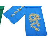 ShenLong - Ceinture Kungfu - Dragon Brodé, Classique - Bleu