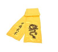 ShenLong - Ceinture Kungfu Dragon Brodée, Imitation Soie - Orange