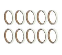 Shenprymic 10 pièces de ruban lumineux auto-adhésif, ruban phosphorescent qui brille dans le noir, autocollant de sécurité fluorescent x 1,2 cm pour escaliers, murs et interrupteurs, (1,2 cm x 3 m)