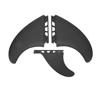 Shenprymic 3PCS Flexible PVC Surf Fin Set, Surfboard Fin for Inflatable Surfboards, Lightweight Durable Fins with Enhanced Stability and Directional Control, Compatible with Longboard and STA