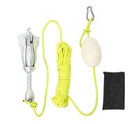 Shenprymic Ancre de Navire Pliable à 4 Griffes en Acier au Carbone, kit d’Ancre Marine résistante à la Corrosion pour Petits Bateaux, Kayaks et canoës, Comprenant Une Corde de 12 m et Un Sac