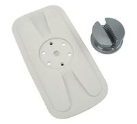 Shenprymic Heavy Duty Dock Anchor Base Cleat Seat, PVC Rope Tight Anchor Base with Paddle Clip for Inflatable Boat Kayak Canoe, Deck Lock Tie Off Patch for Marine Boats