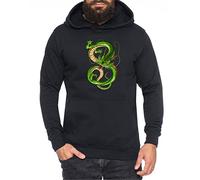 Shenron Nerd Sweat à Capuche pour Homme One Goku Dragon Master Son Ball Vegeta Turtle Roshi Piece Golds DB, Farbe2:Schwarz;Größe2:S