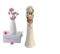 Shenrongtong Ange Gardien avec, Figurine en résine Ange mère-Fille, Figurines de Collection durables, Statue de Jardin en résine, Figurine d'ange créative, chaleureuse et paisible