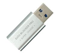 Shenrongtong Blocqueur De Données - Blocqueur De Données avec Boîtier en D'Aluminium - Adaptateur Stable Charge Rapide Protecteur pour PC Téléphone Usage Lieu Public