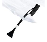 Shenrongtong Brosse à Neige pour Voiture | Grattoir à Glace avec Brosse pour Nettoyage Hivernal Auto,Accessoires Automobiles Portables pour Entretien Hivernal Sécurité Conducteur