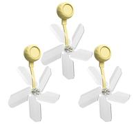 Shenrongtong Déflecteur de Ventilation,Lot de 3 Déflecteurs d'Air HVAC à Ventouses | Réduction du Bruit, Orientation du Flux d'Air, Confort pour Chambre de Bébé, Salon et Studio
