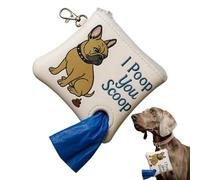 Shenrongtong Distributeur de Sacs à Crottes pour Chien - Accessoire De Laisse avec Distributeur Intégré,Accessoire Élégant Nettoyage Facile pour Promenades Extérieures Et Soins des Animaux