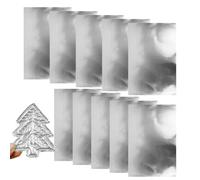 Shenrongtong Feuilles De Métal À Gaufrer, Feuilles D'aluminium, Kit De Loisirs Créatifs en Papier pour Peinture, Gravure Et Montage, Fournitures pour Projets Artistiques Et Décorations De Noël