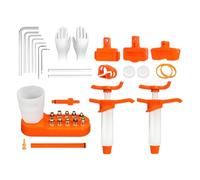 Shenrongtong Kit de Purge de Freins | Kit de Lubrification pour Scooter | Outil Multifonction de Graissage de Freins de Vélo pour Atelier, Garage, Extérieur et Voyage