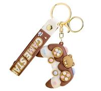 Shenrongtong Porte-clés pour manette de jeu,Porte-clés pour manette de jeu | Porte-clés de sac - Charme clé léger, pendentif de sac, porte-clés de voiture de dessin animé, porte-clés de sac à dos
