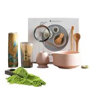 Shenrongtong Set De Préparation De Matcha,Set De 8 Pièces Pour Préparation De Thé Matcha | Accessoires Céramique Pour Amateurs Débutants Maison Voyage Petit Déjeuner Café Méditation