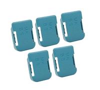 shenruifa 5pcs Lithium Battery Storage Rack Rack Shelf Bracket Belt Slot pour 18V Dispositifs de Fixation (Cyan)